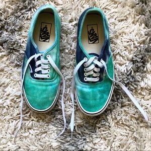 Tie dye authentic style vans